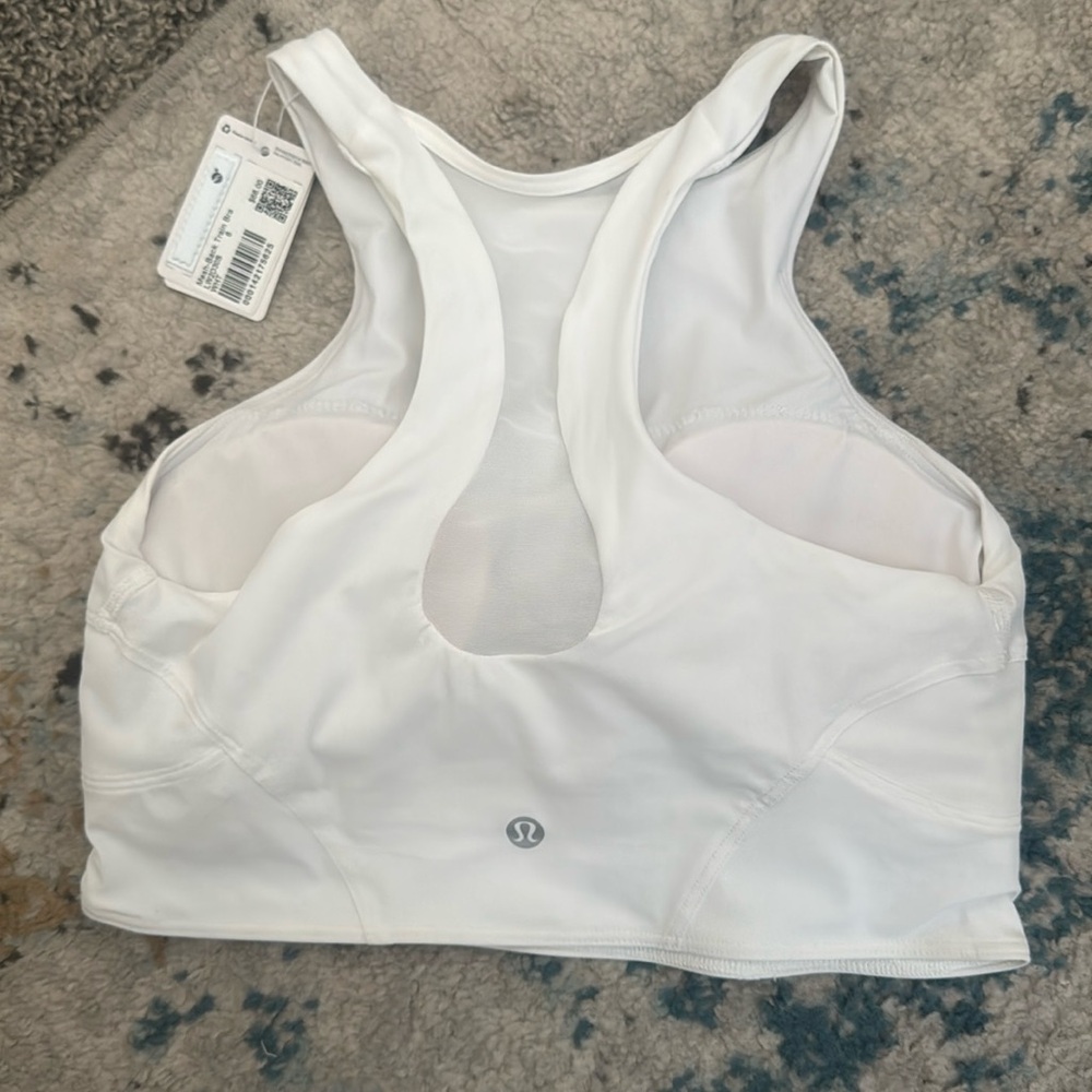lululemon athletica White Racerback High-Support Sports Bra